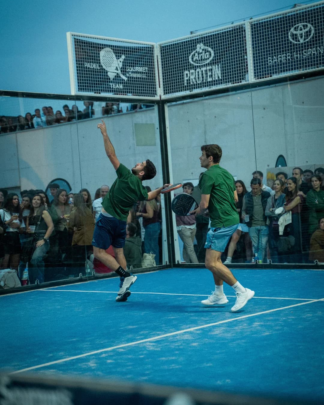 Grand Slam Madrid · atardecer en pista