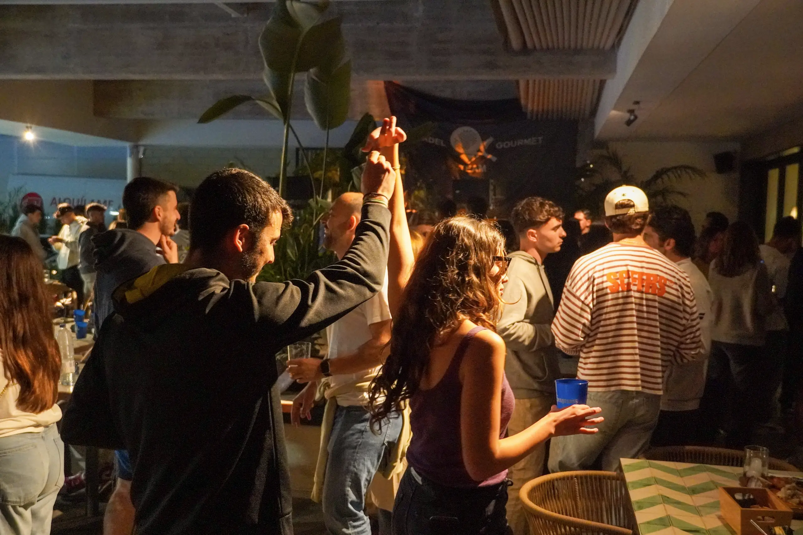 fiesta post-pádel · bandera PTG, circuito Sevilla