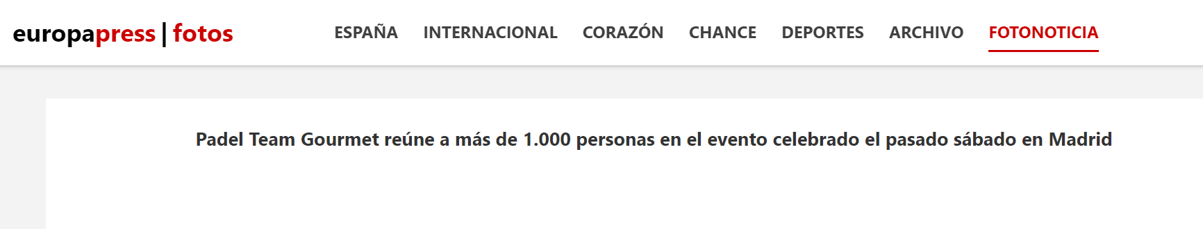 El evento de Padel Team Gourmet acapara la atención mediática