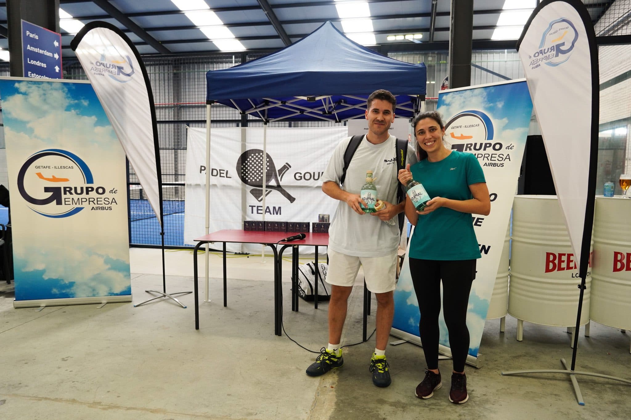 El Pádel toma vuelo: Padel Team Gourmet y Airbus organizan un evento excepcional en Indie Padel