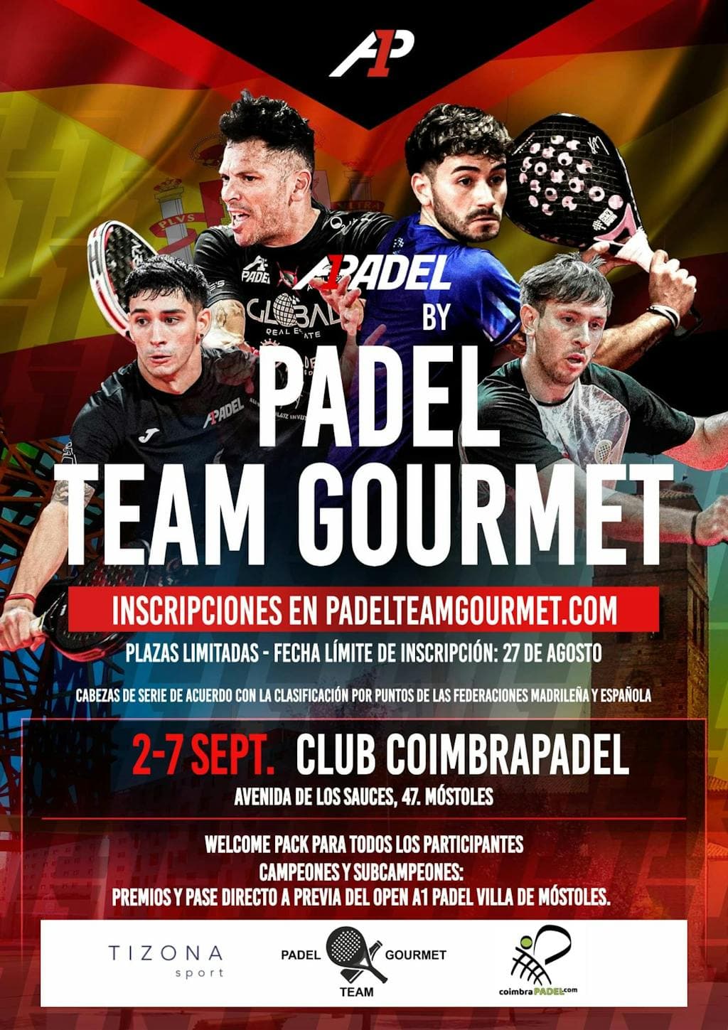 Padel Team Gourmet y A1 Padel colaboran para impulsar el padel amateur