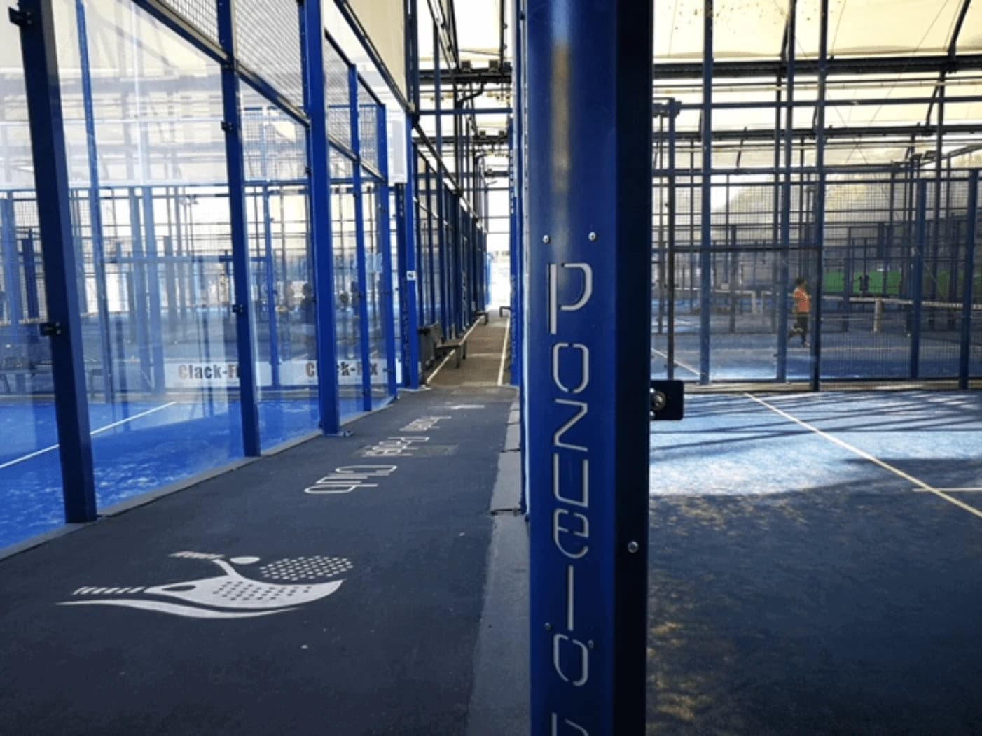 Pista de pádel en Pozuelo Padel Club