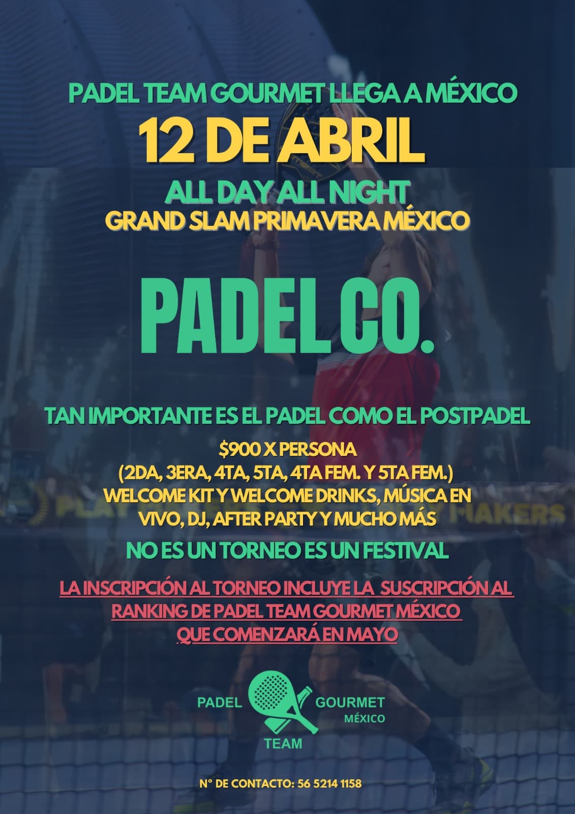 GRAND SLAM PRIMAVERA CDMX