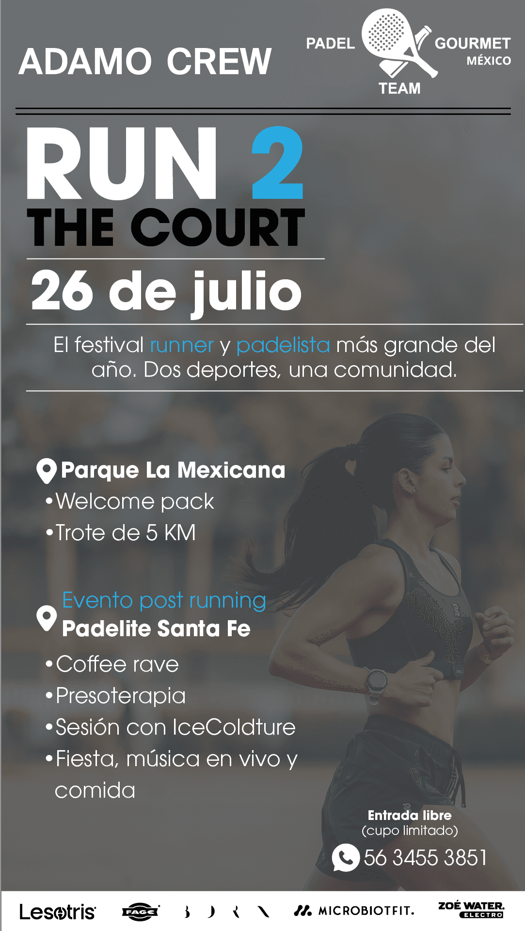Run To The Court by Adamo & Padel Team Gourmet