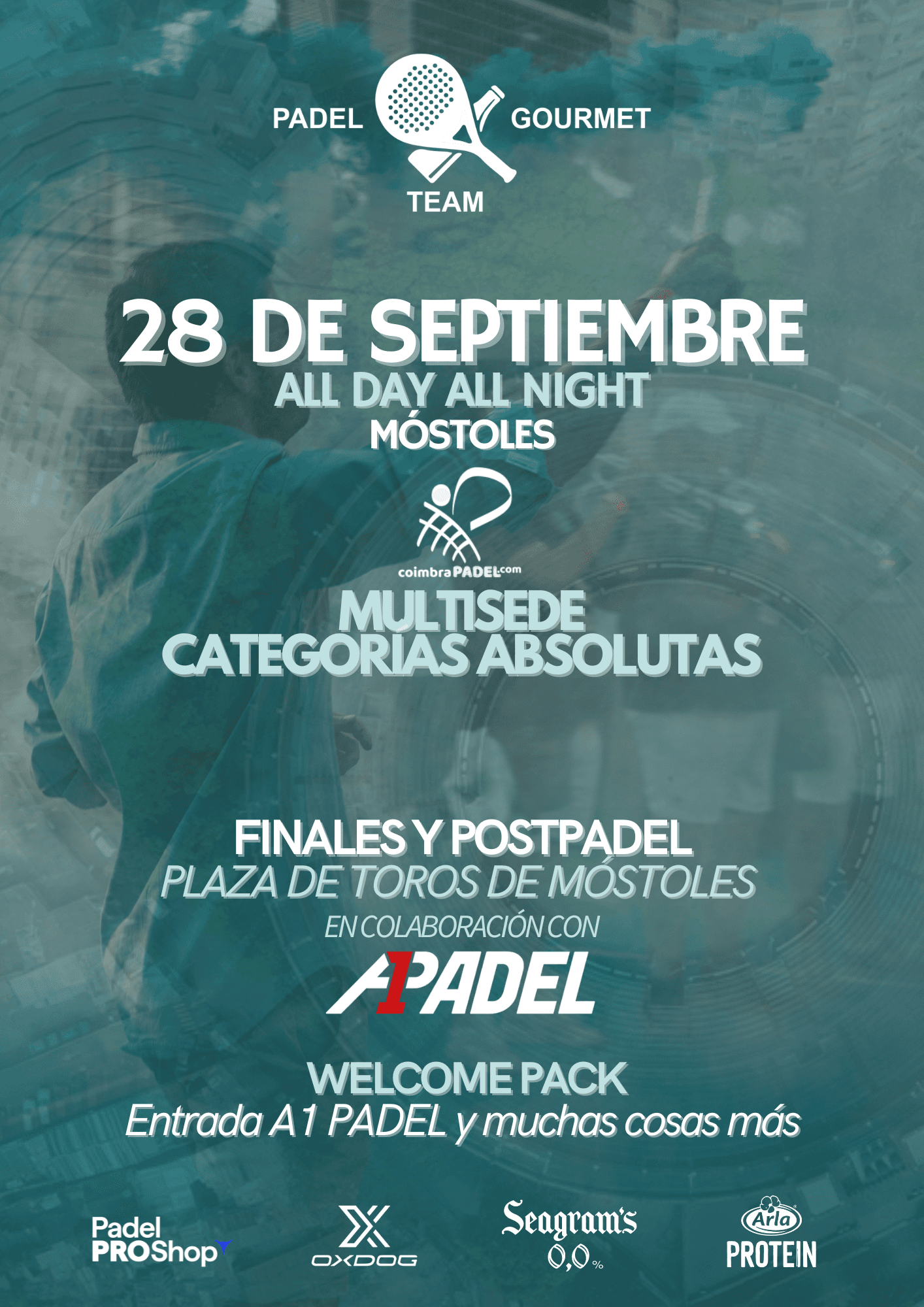 Evento de otoño PTG en colaboración con A1 padel Madrid