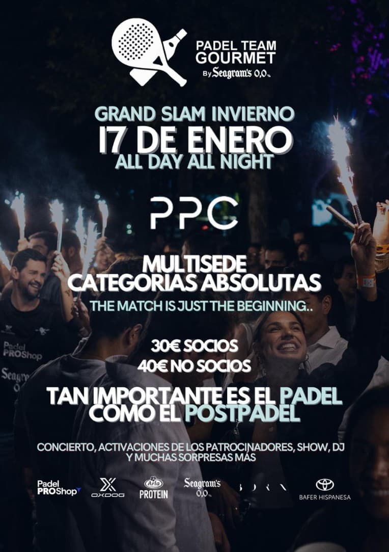 GRAND SLAM INVIERNO PTG - 17 DE ENERO