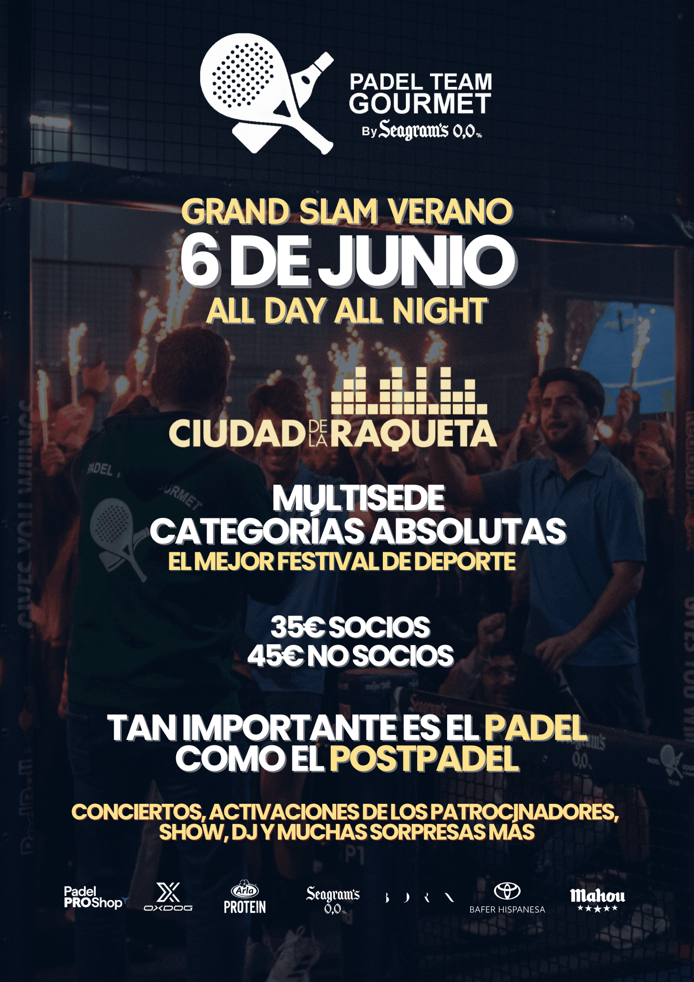 GRAND SLAM VERANO PTG - 6 DE JUNIO