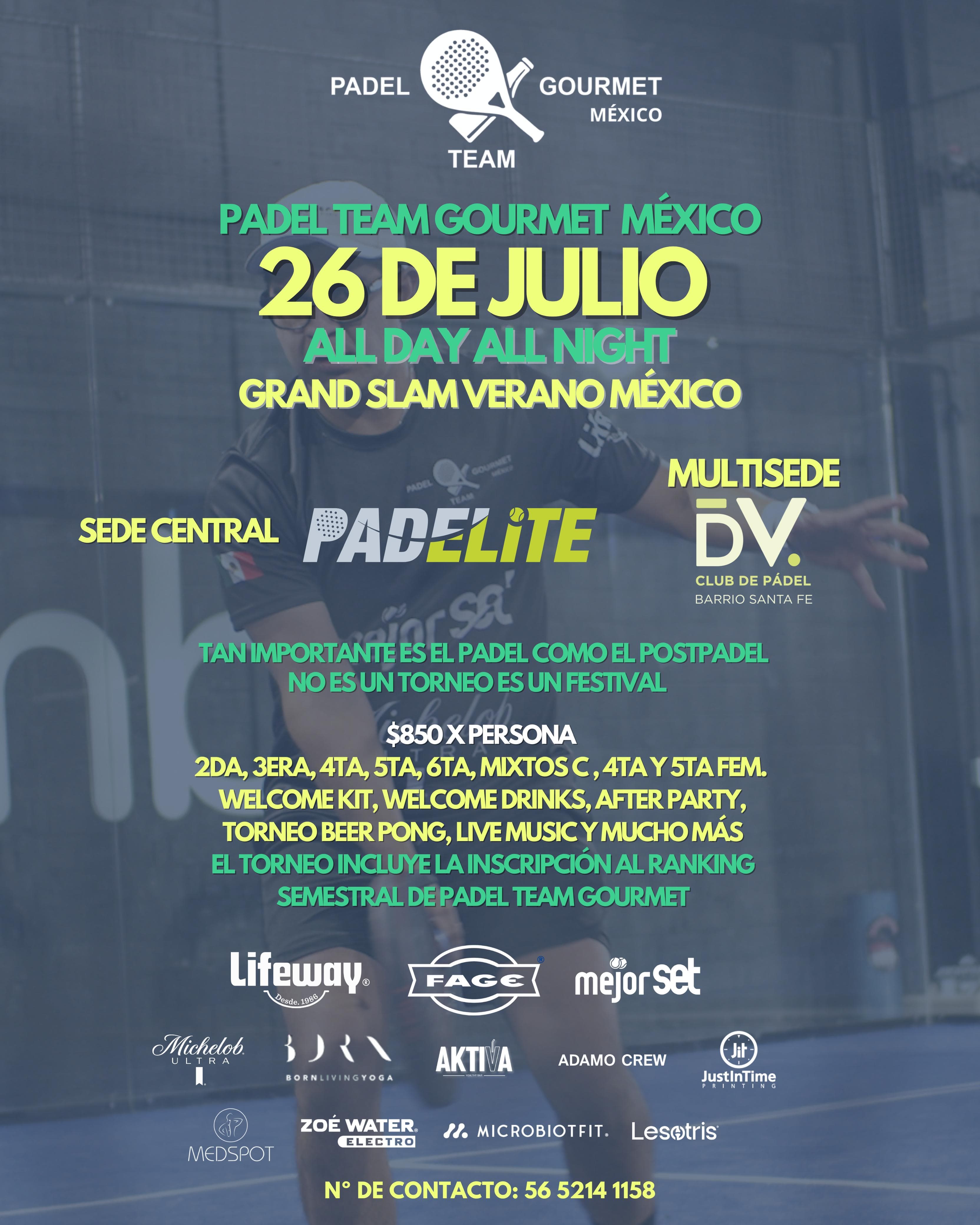 Grand Slam Verano México